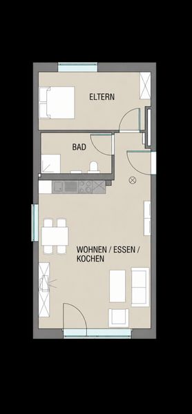 Alltagstaugliche 2-Zimmer-Wohnung in Laichingen